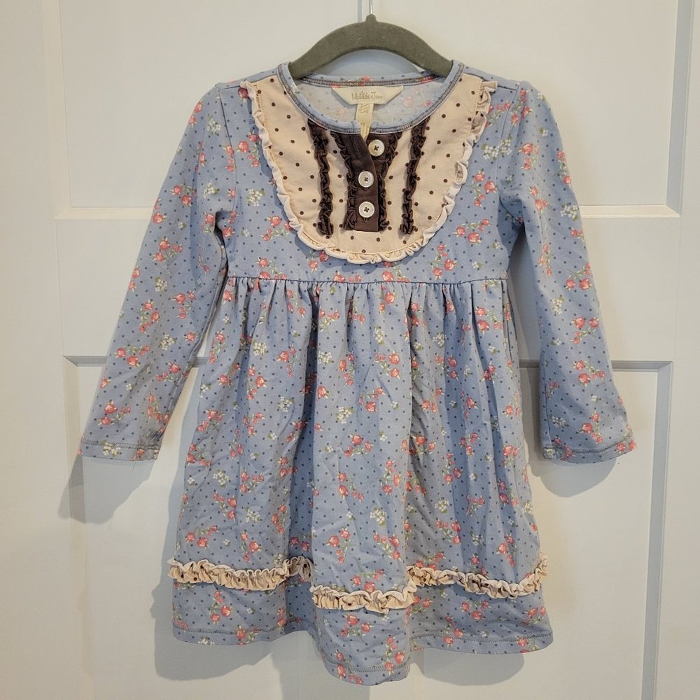 Matilda Jane Purple Floral Dress 18-24 months girls